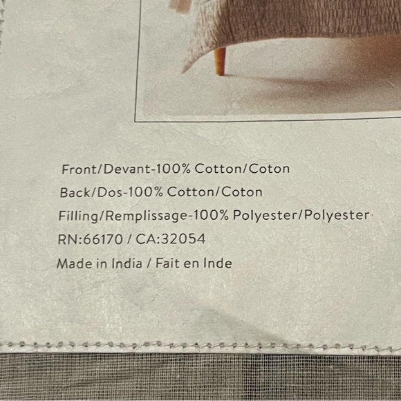 NEW! Anthropologie Textured Bardot Grey Twin Quilt w/ 2 Euro & 2 Standard Shams - Picture 6 of 12